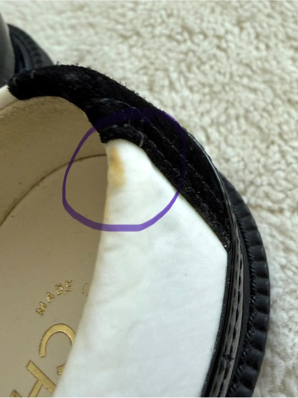 CHANEL women black/white women laces up platform shoes size 36 EU Retail 1275$